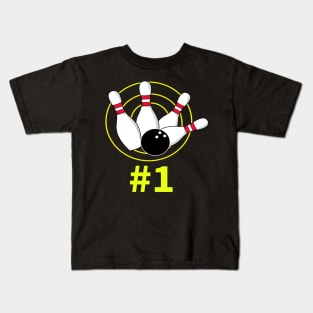 Bowling shirt for your hobby and sport Kids T-Shirt